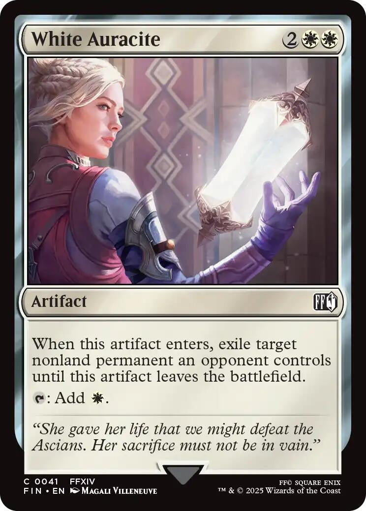 Image for White Auracite (FINAL FANTASY) (41) - Magic: The Gathering