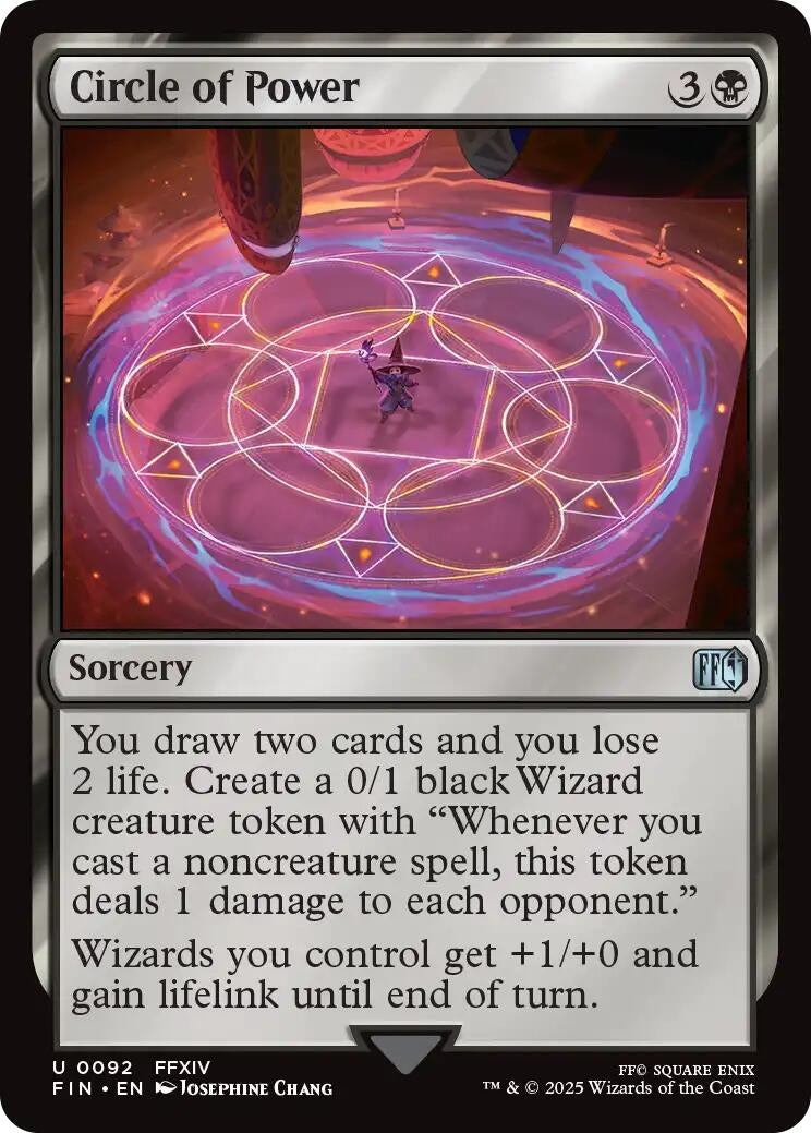 Image for Circle of Power (FINAL FANTASY) (92) - Magic: The Gathering