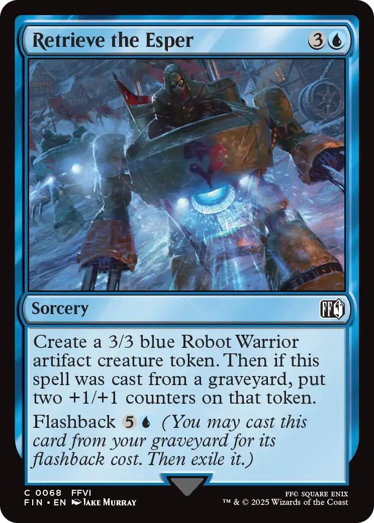 Image for Retrieve the Esper (FINAL FANTASY) (68) - Magic: The Gathering