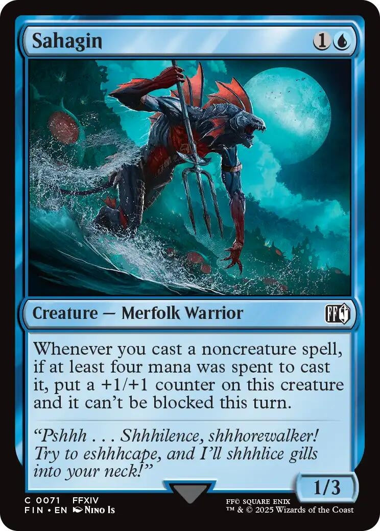 Image for Sahagin (FINAL FANTASY) (71) - Magic: The Gathering