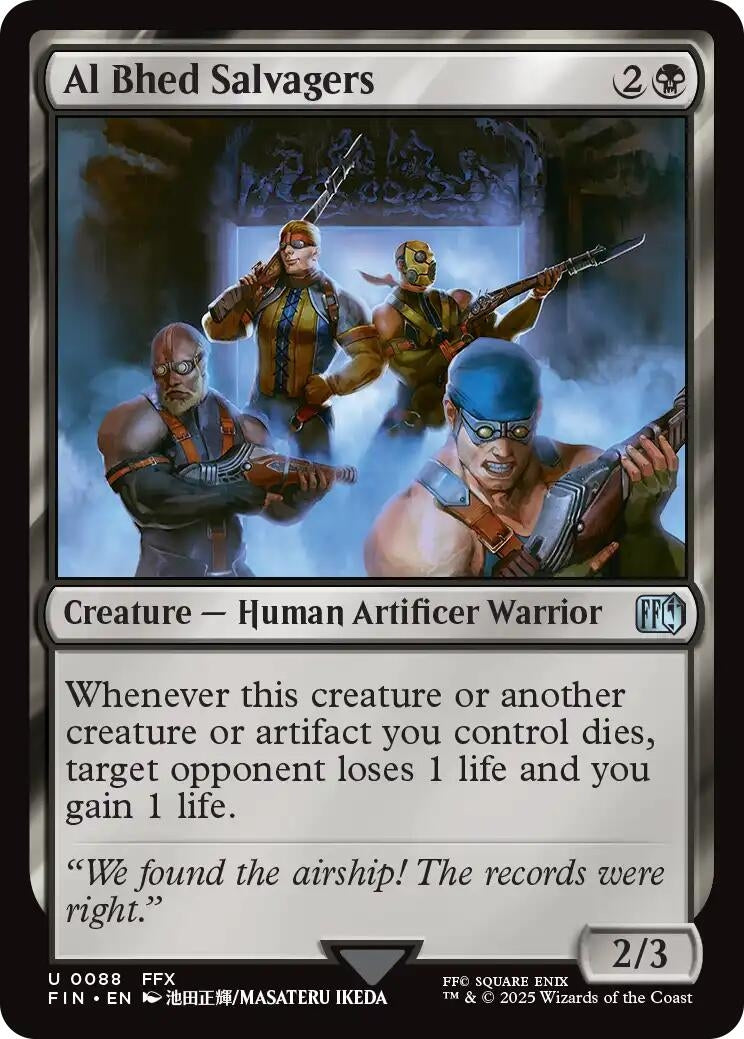 Image for Al Bhed Salvagers (FINAL FANTASY) (88) - Magic: The Gathering