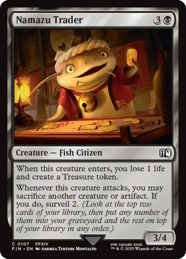 Image for Namazu Trader (FINAL FANTASY) (107) - Magic: The Gathering