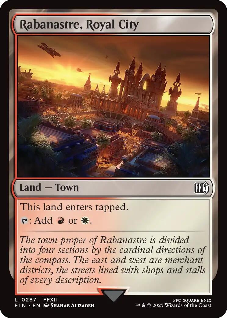 Image for Rabanastre, Royal City (FINAL FANTASY) (287) - Magic: The Gathering