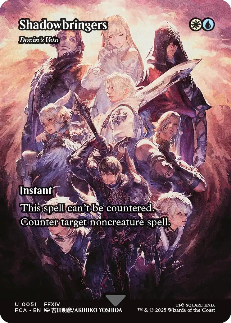 Image for Shadowbringers - Dovin's Veto (Showcase) (FINAL FANTASY: Through the Ages) (51) - Magic: The Gathering