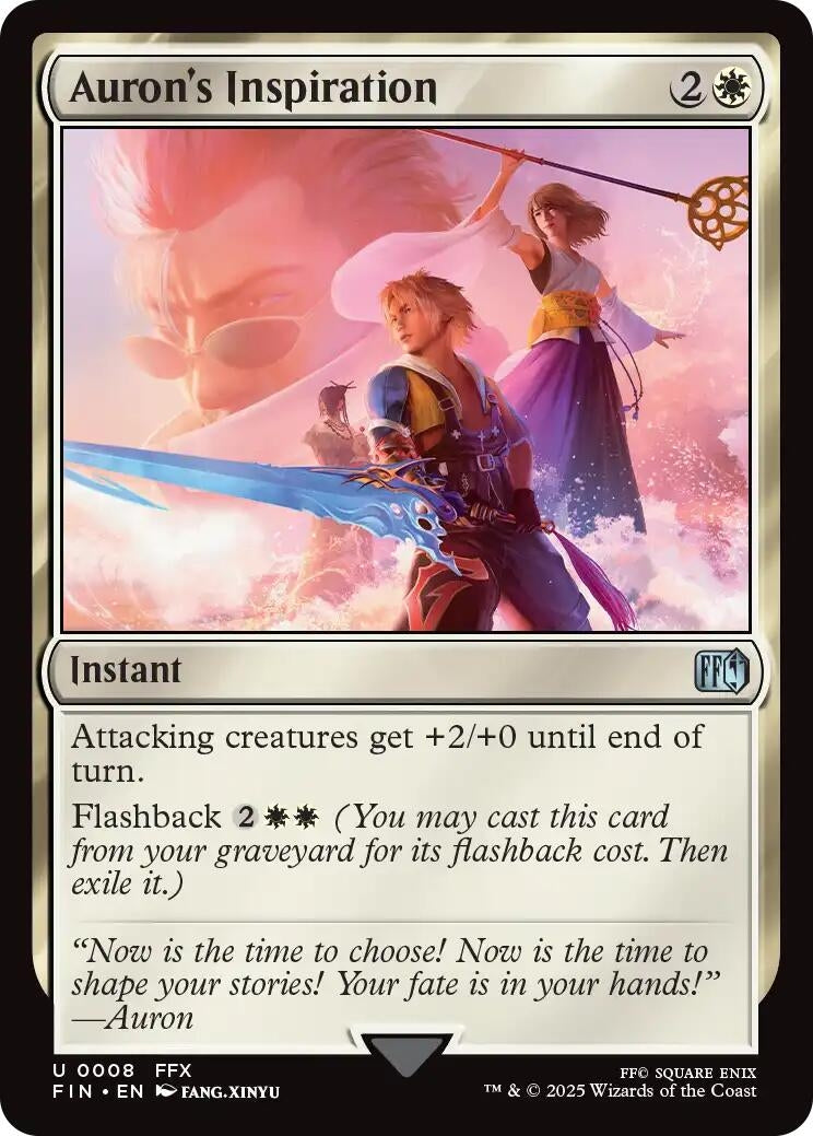 Image for Auron's Inspiration (FINAL FANTASY) (8) - Magic: The Gathering