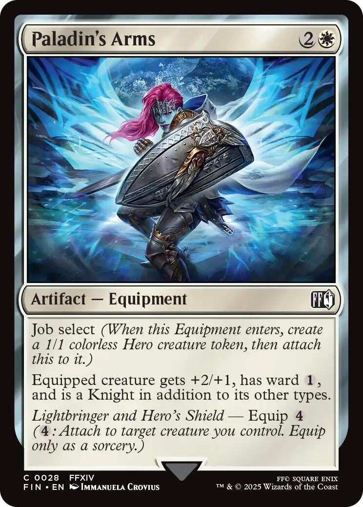 Image for Paladin's Arms (FINAL FANTASY) (28) - Magic: The Gathering
