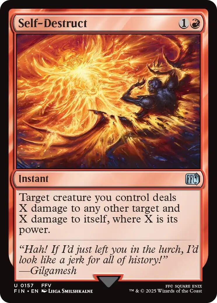 Image for Self-Destruct (FINAL FANTASY) (157) - Magic: The Gathering