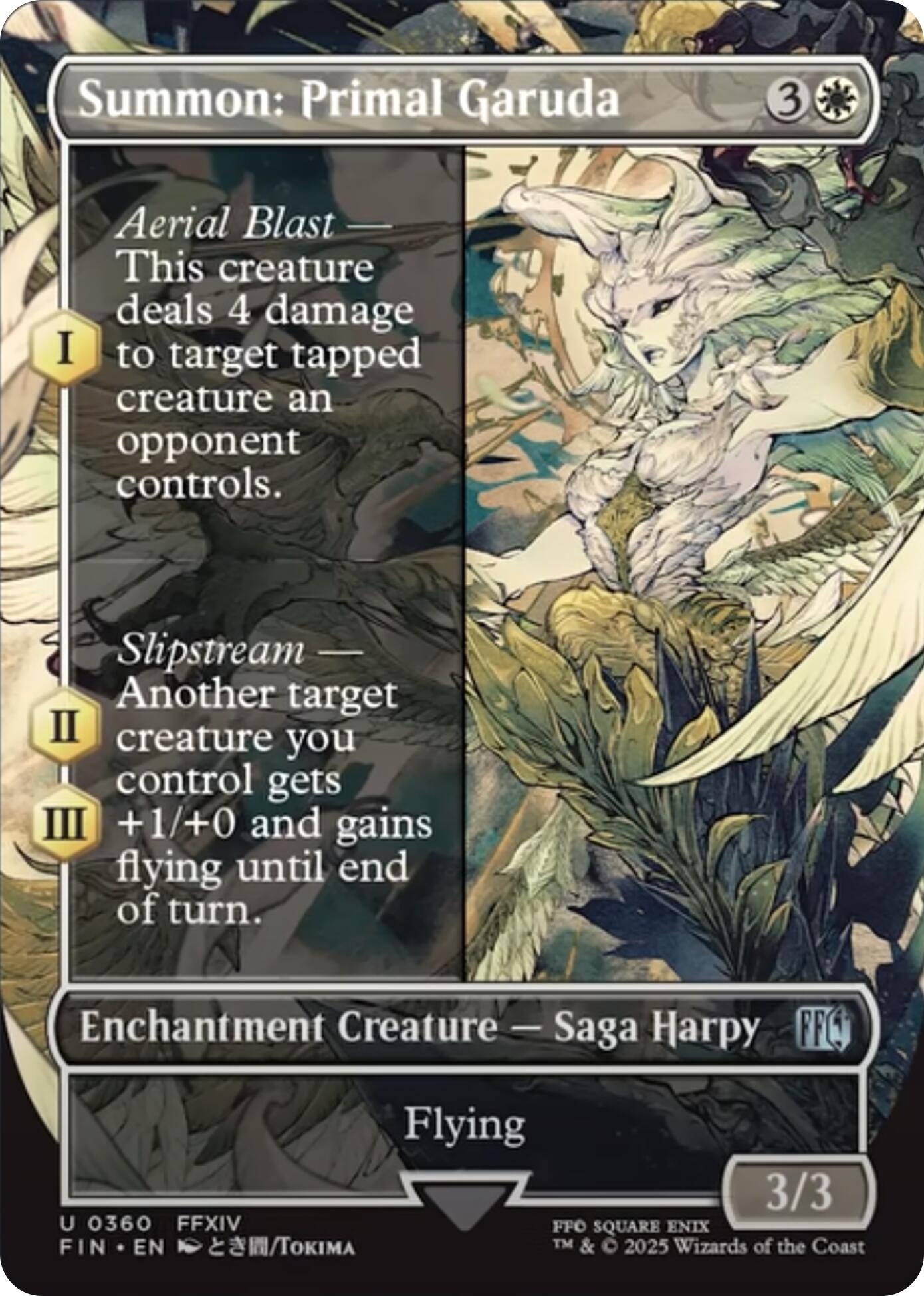 Image for Summon: Primal Garuda (Borderless) (FINAL FANTASY) (360) - Magic: The Gathering