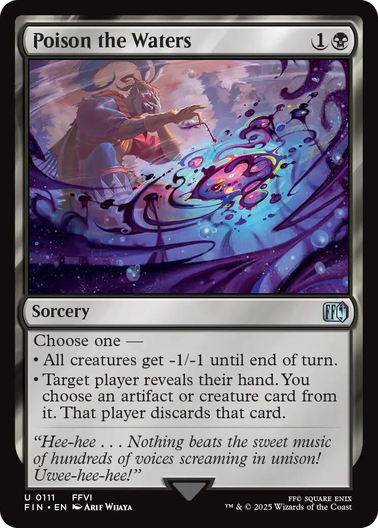 Image for Poison the Waters (FINAL FANTASY) (111) - Magic: The Gathering
