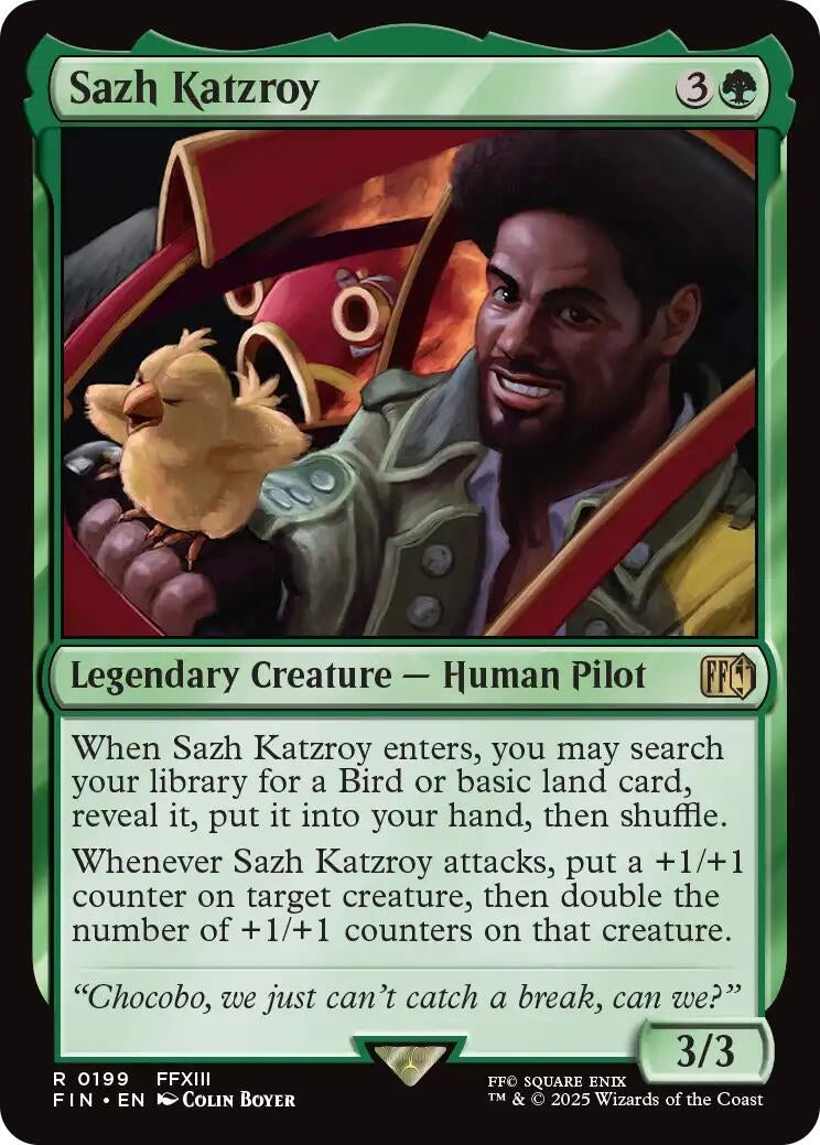 Image for Sazh Katzroy (FINAL FANTASY) (199) - Magic: The Gathering