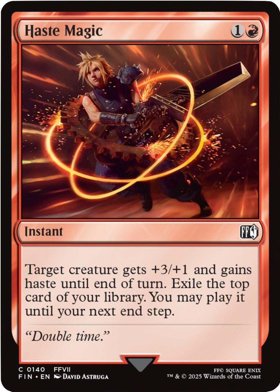Image for Haste Magic (FINAL FANTASY) (140) - Magic: The Gathering