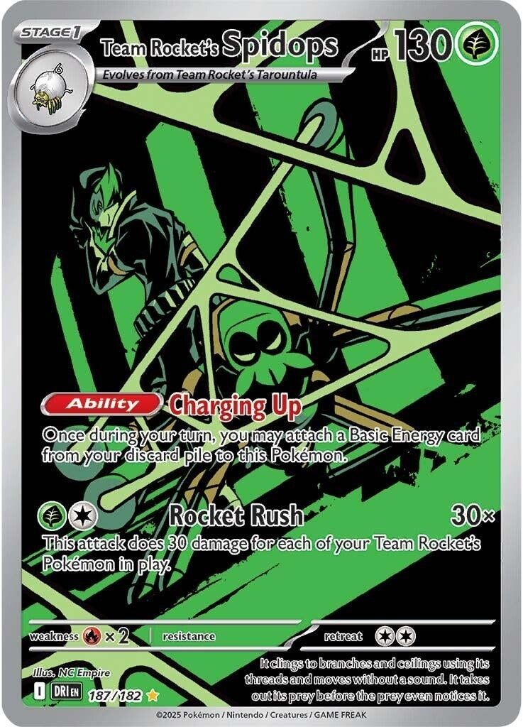 Team Rocket's Spidops [SV10: Destined Rivals] (187/182)