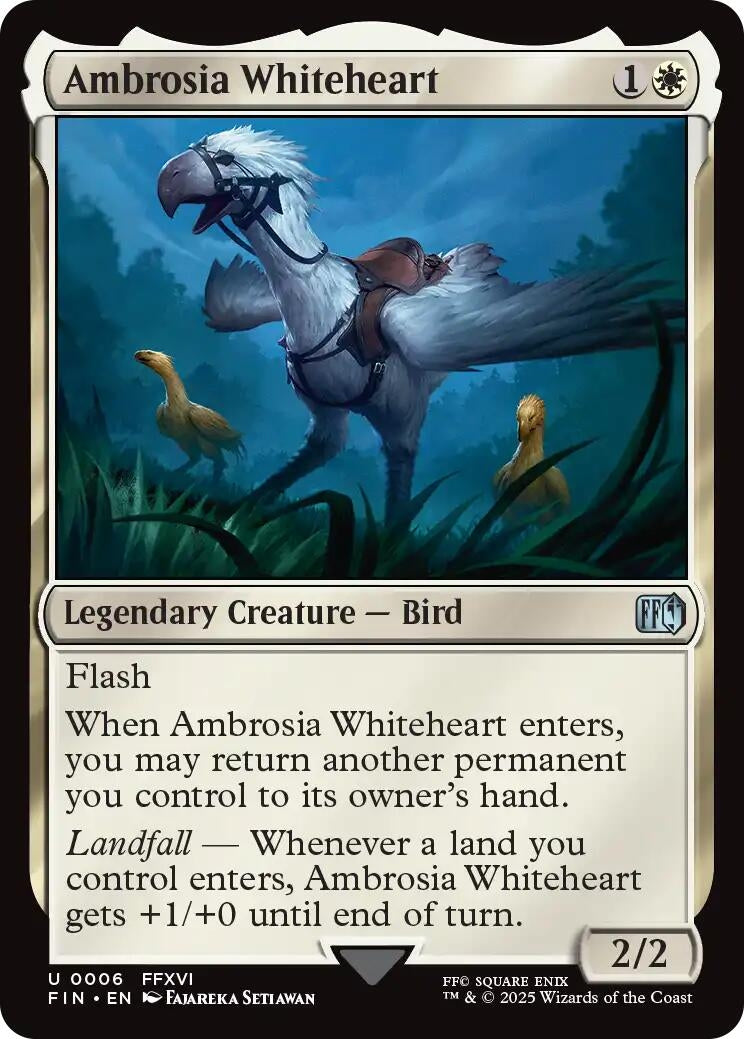 Image for Ambrosia Whiteheart (FINAL FANTASY) (6) - Magic: The Gathering