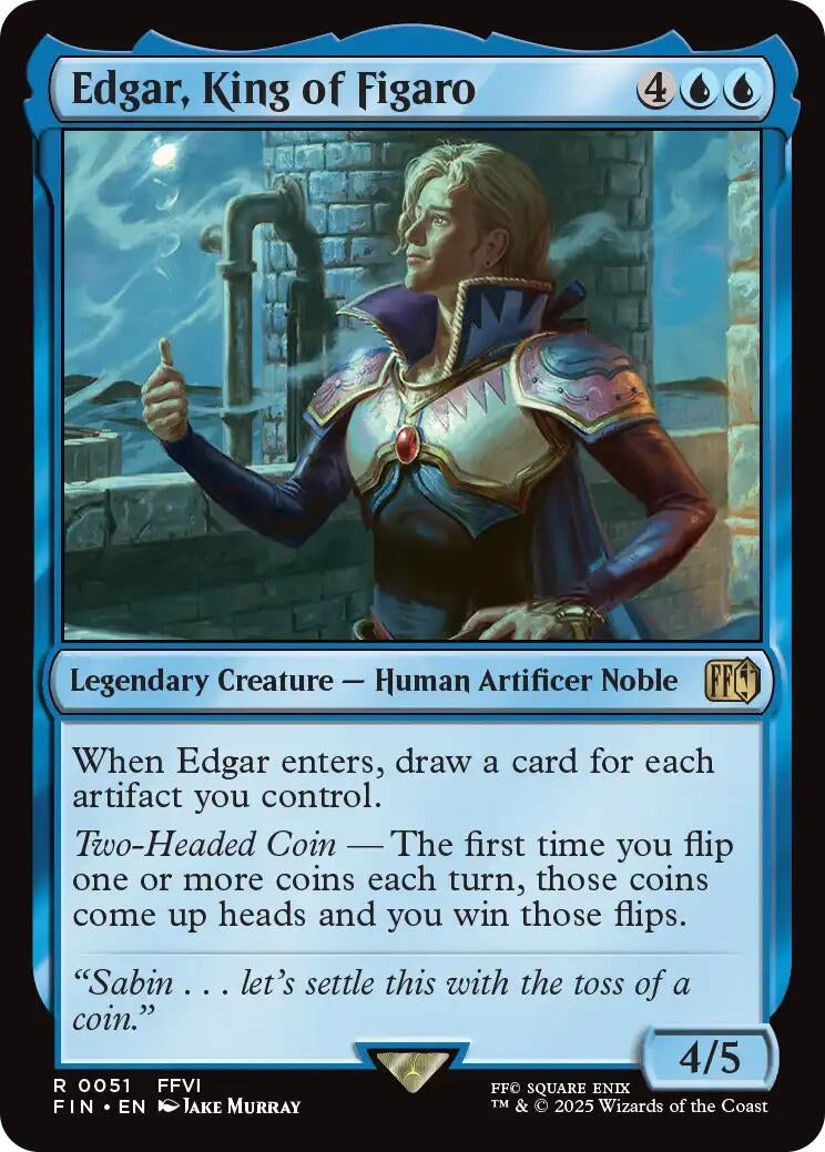 Image for Edgar, King of Figaro (FINAL FANTASY) (51) - Magic: The Gathering
