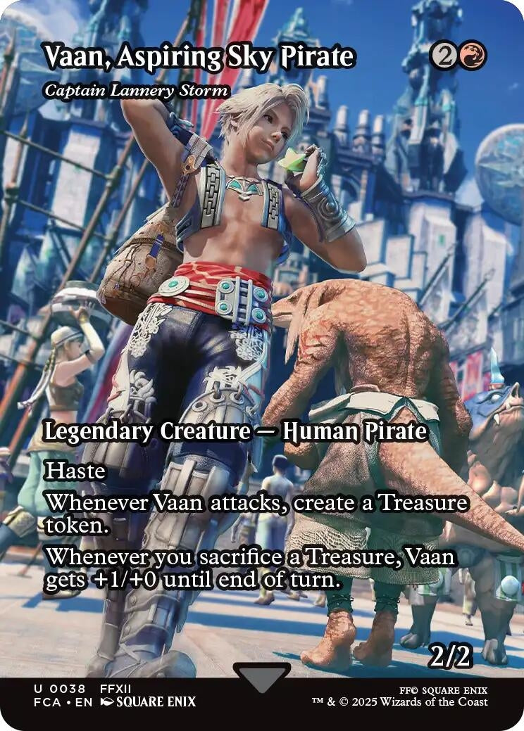 Image for Vaan, Aspiring Sky Pirate - Captain Lannery Storm (Showcase) (FINAL FANTASY: Through the Ages) (38) - Magic: The Gathering