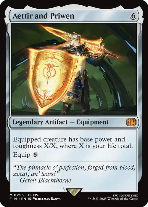 Image for Aettir and Priwen (FINAL FANTASY) (253) - Magic: The Gathering