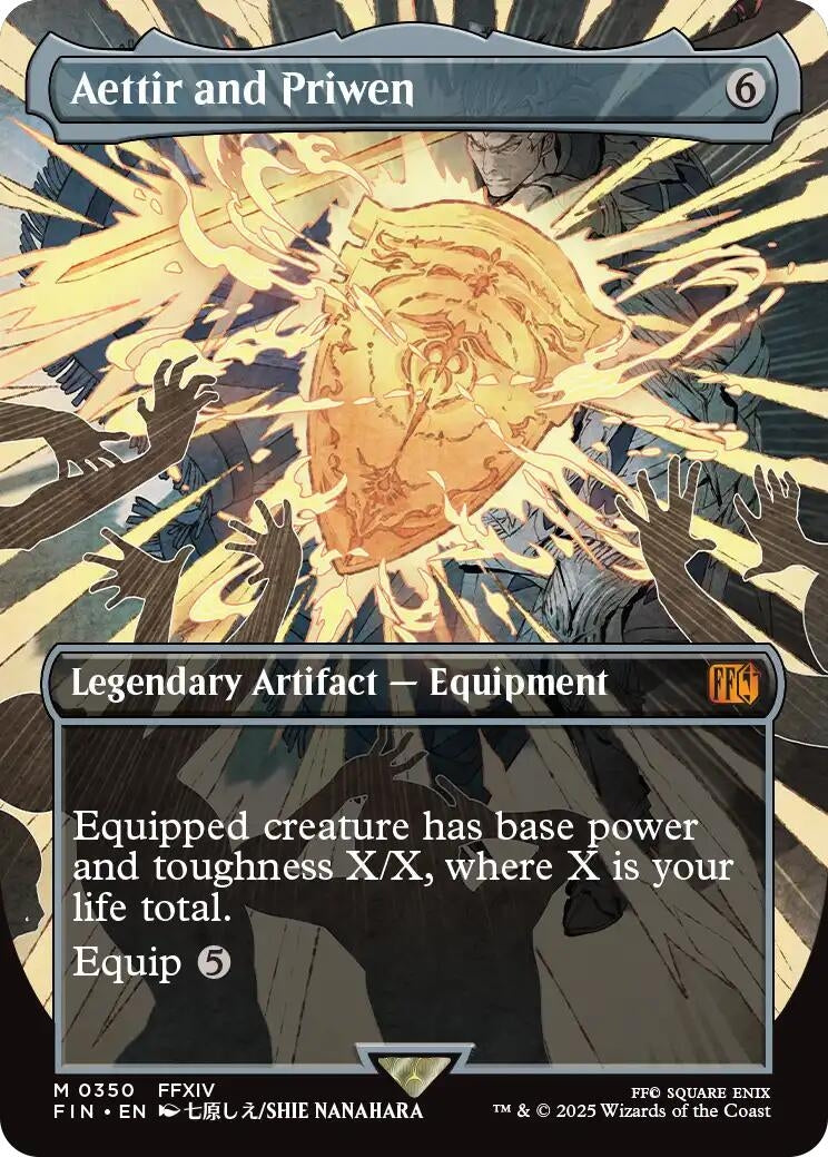 Image for Aettir and Priwen (Borderless) (FINAL FANTASY) (350) - Magic: The Gathering