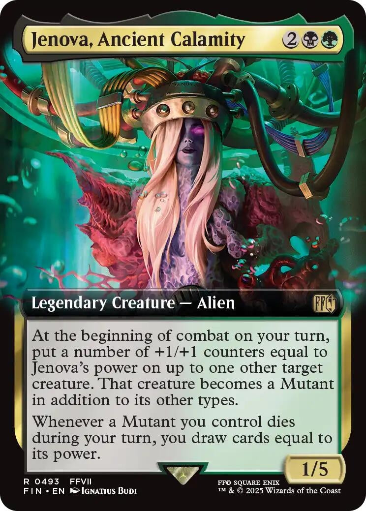 Image for Jenova, Ancient Calamity (Extended Art) (FINAL FANTASY) (228) - Magic: The Gathering