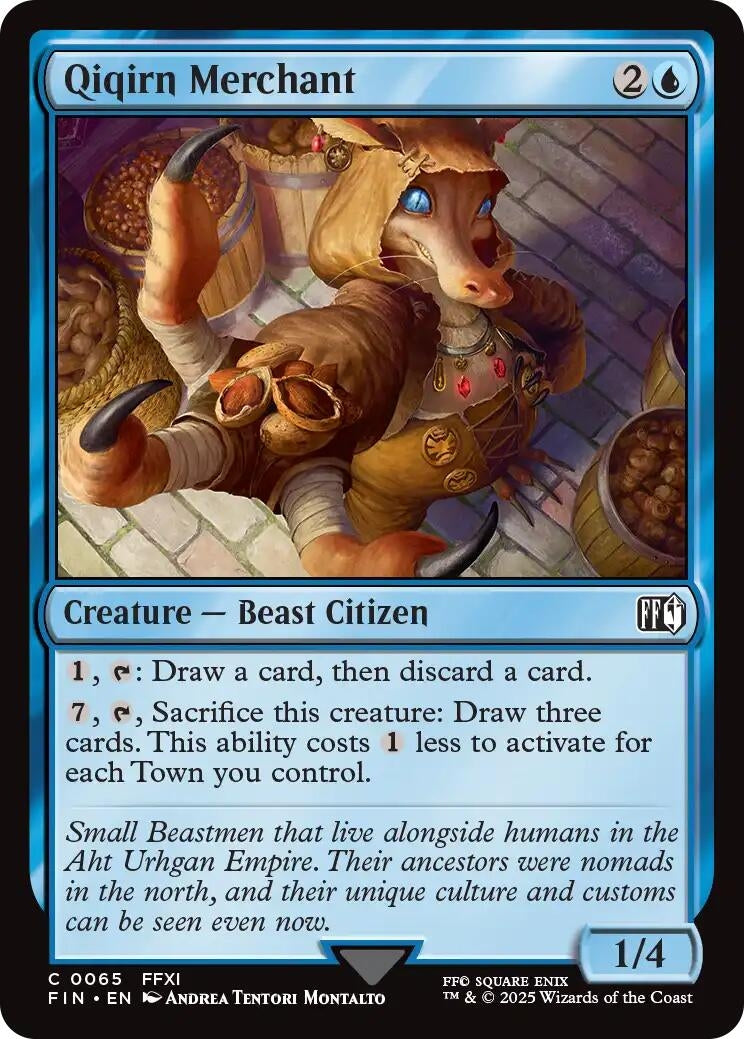 Image for Qiqirn Merchant (FINAL FANTASY) (65) - Magic: The Gathering