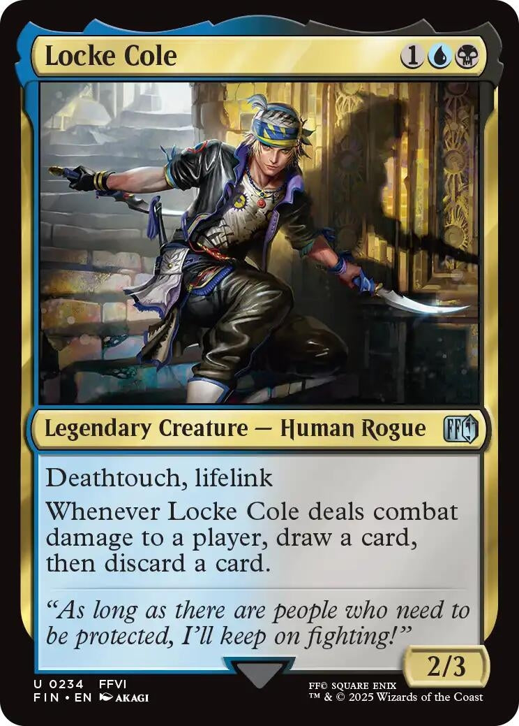 Image for Locke Cole (FINAL FANTASY) (234) - Magic: The Gathering