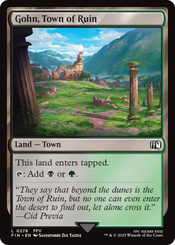 Image for Gohn, Town of Ruin (FINAL FANTASY) (278) - Magic: The Gathering