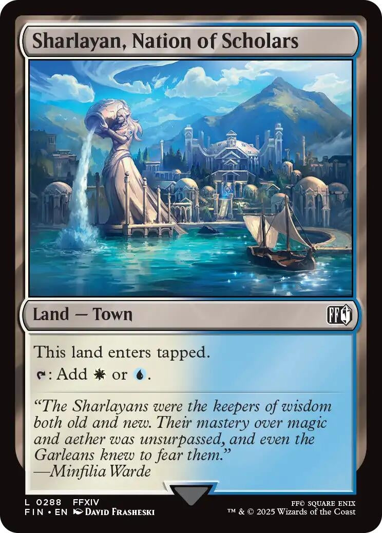 Image for Sharlayan, Nation of Scholars (FINAL FANTASY) (288) - Magic: The Gathering