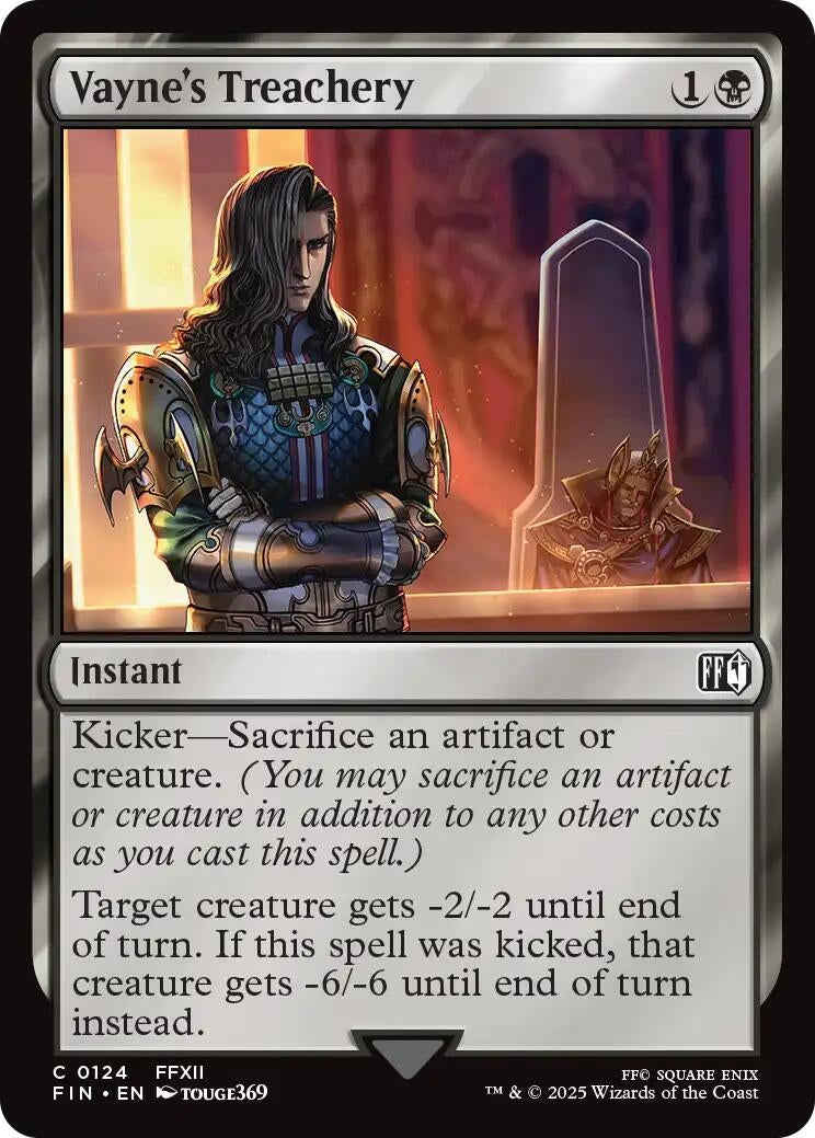 Image for Vayne's Treachery (FINAL FANTASY) (124) - Magic: The Gathering