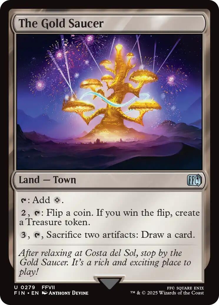 Image for The Gold Saucer (FINAL FANTASY) (279) - Magic: The Gathering