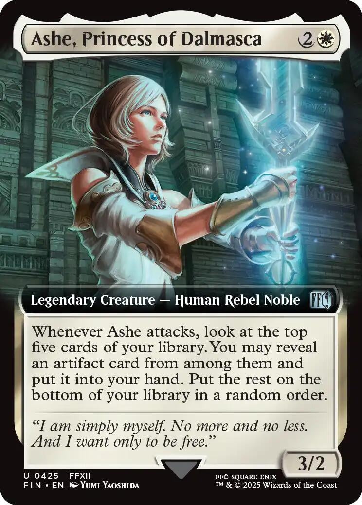 Image for Ashe, Princess of Dalmasca (Extended Art) (FINAL FANTASY) (425) - Magic: The Gathering