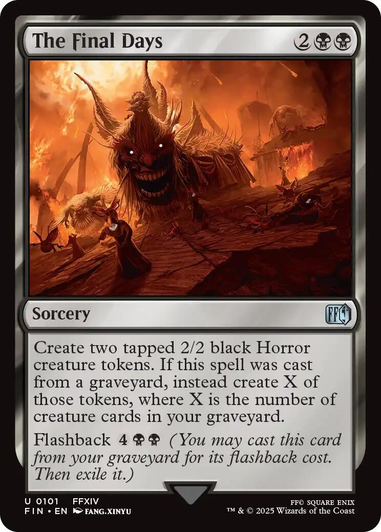 Image for The Final Days (FINAL FANTASY) (101) - Magic: The Gathering