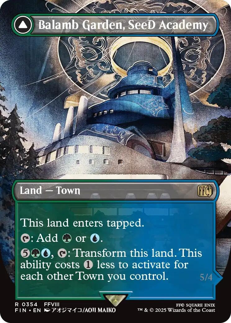 Image for Balamb Garden, SeeD Academy (Borderless) (FINAL FANTASY) (354) - Magic: The Gathering