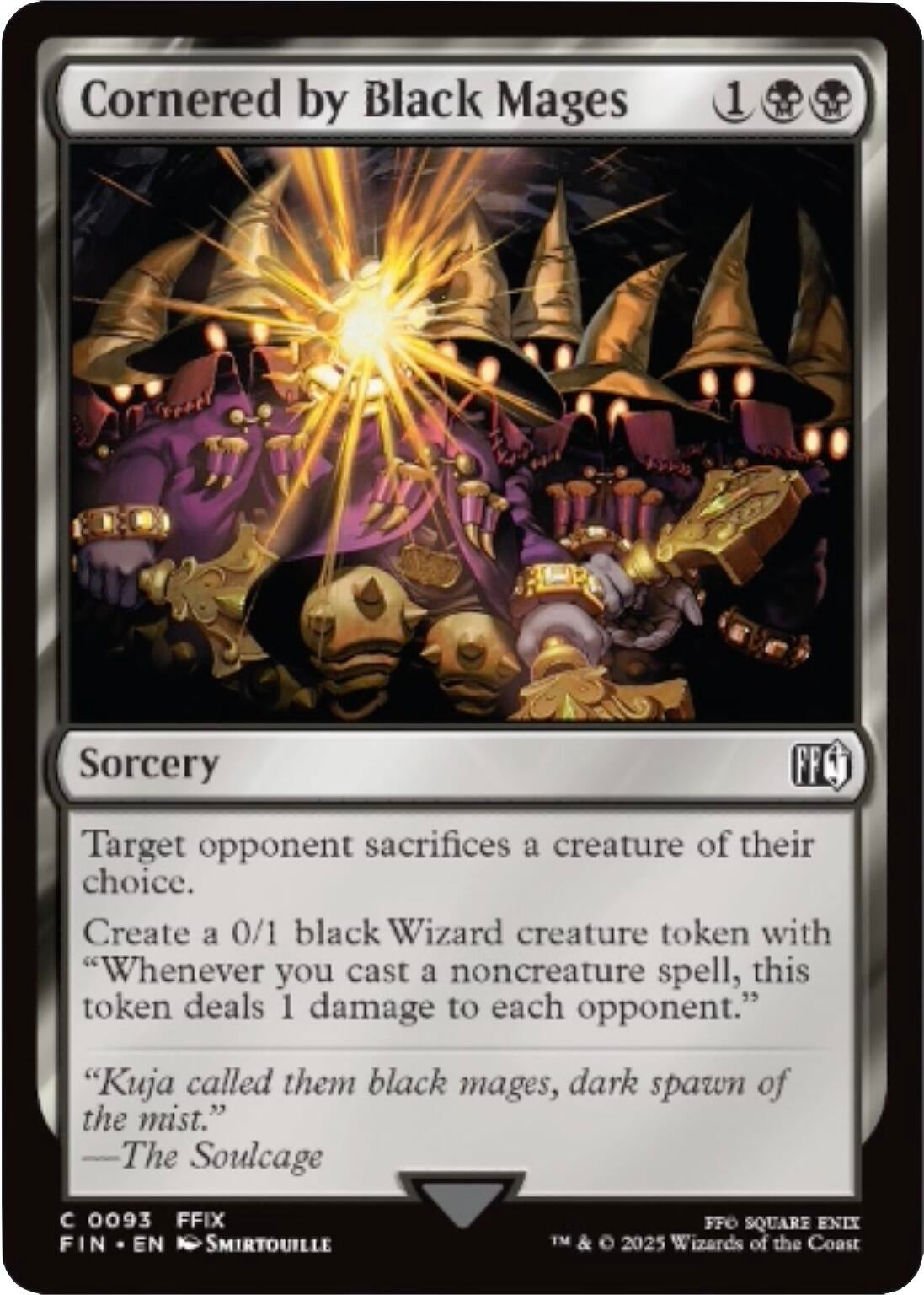 Image for Cornered by Black Mages (FINAL FANTASY) (93) - Magic: The Gathering