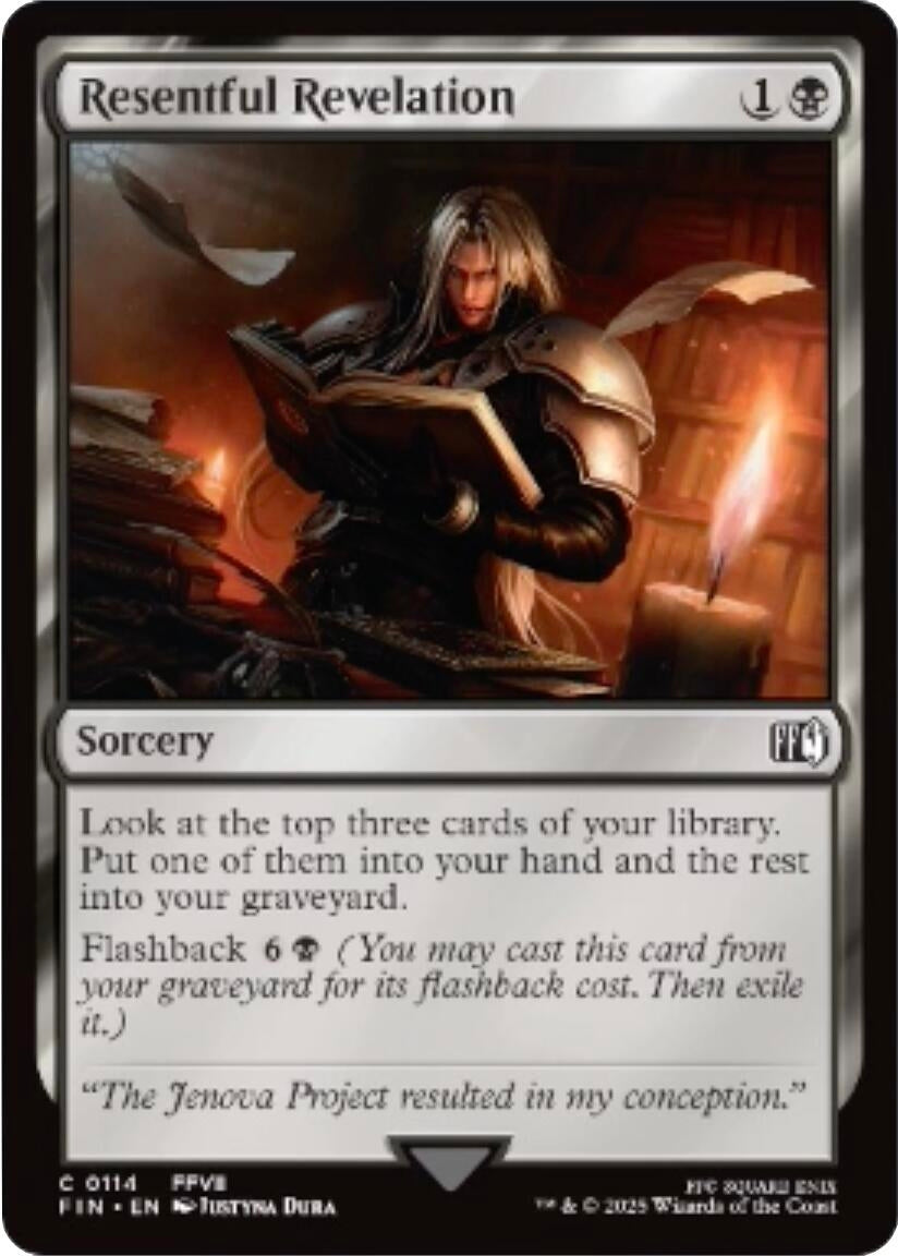 Image for Resentful Revelation (FINAL FANTASY) (114) - Magic: The Gathering