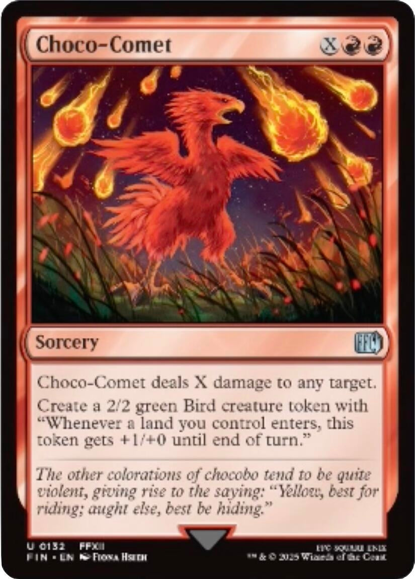 Image for Choco-Comet (FINAL FANTASY) (132) - Magic: The Gathering