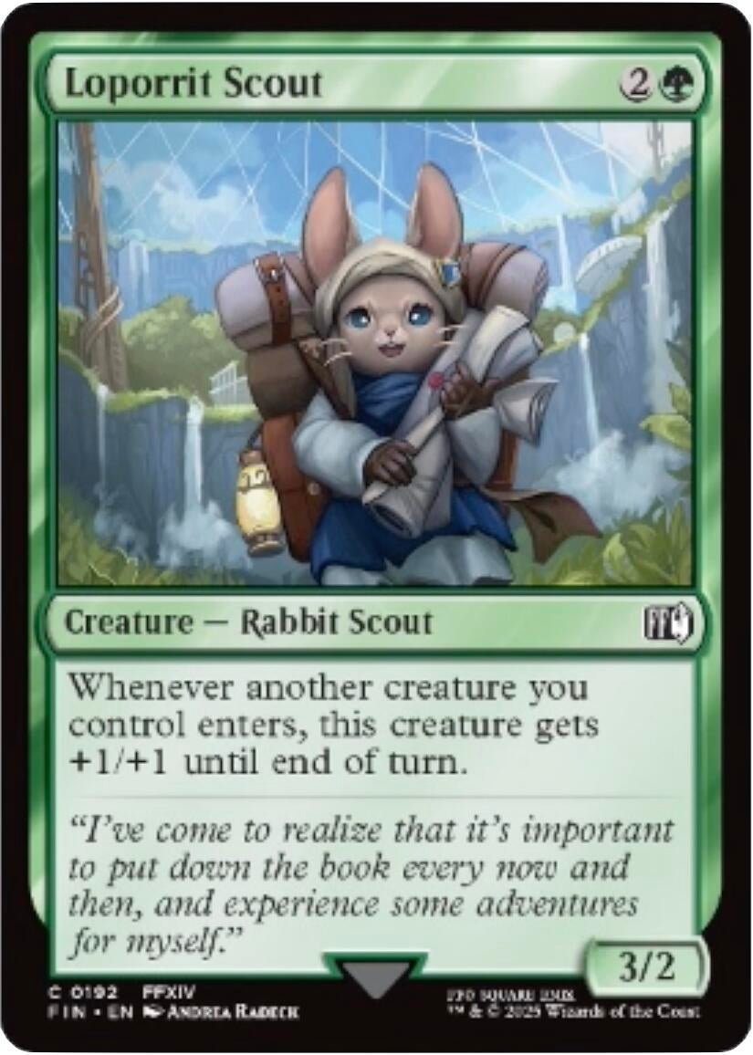 Image for Loporrit Scout (FINAL FANTASY) (192) - Magic: The Gathering