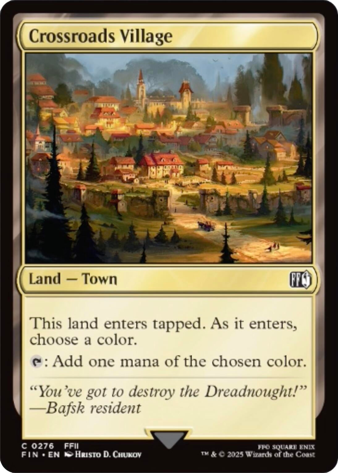 Image for Crossroads Village (FINAL FANTASY) (276) - Magic: The Gathering