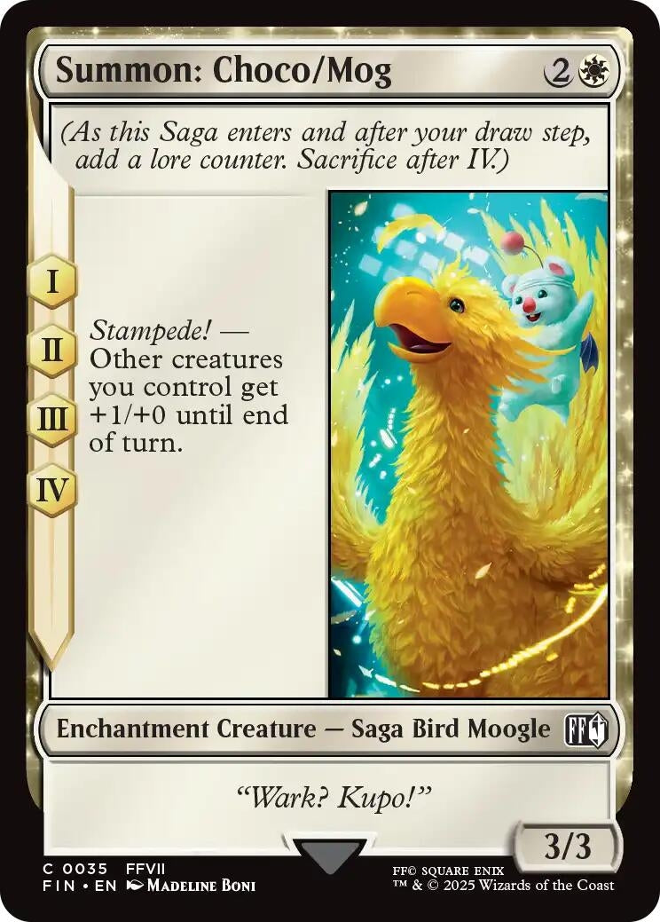 Image for Summon: Choco/Mog (FINAL FANTASY) (35) - Magic: The Gathering
