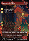 Image for Summon: G.F. Ifrit (Borderless) (FINAL FANTASY) (369) - Magic: The Gathering