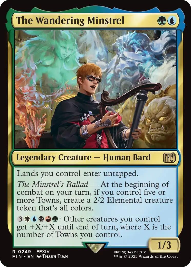 Image for The Wandering Minstrel (FINAL FANTASY) (249) - Magic: The Gathering