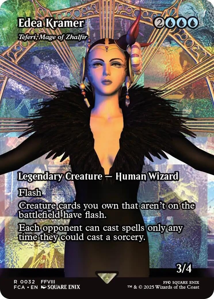 Image for Edea Kramer - Teferi, Mage of Zhalfir (Showcase) (FINAL FANTASY: Through the Ages) (32) - Magic: The Gathering