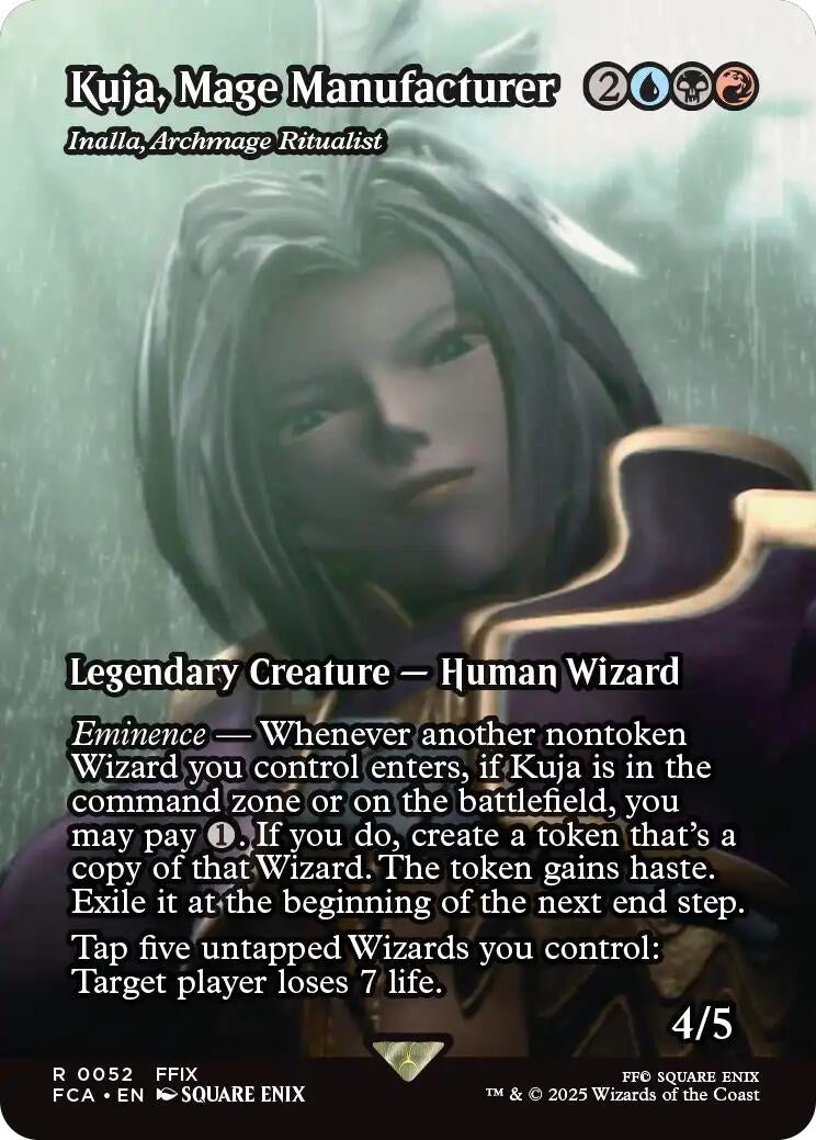 Image for Kuja, Mage Manufacturer - Inalla, Archmage Ritualist (Showcase) (FINAL FANTASY: Through the Ages) (52) - Magic: The Gathering