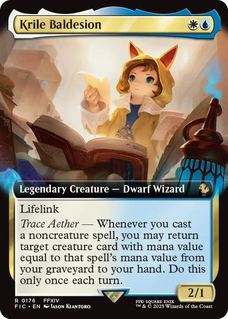Image for Krile Baldesion (Extended Art) (Commander: FINAL FANTASY) (176) - Magic: The Gathering