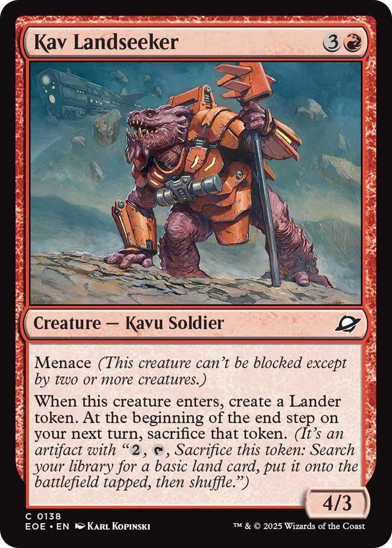 Image for Kav Landseeker (Edge of Eternities) (138) - Magic: The Gathering