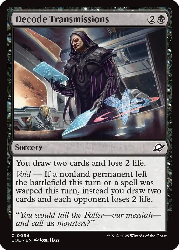 Image for Decode Transmissions (Edge of Eternities) (94) - Magic: The Gathering