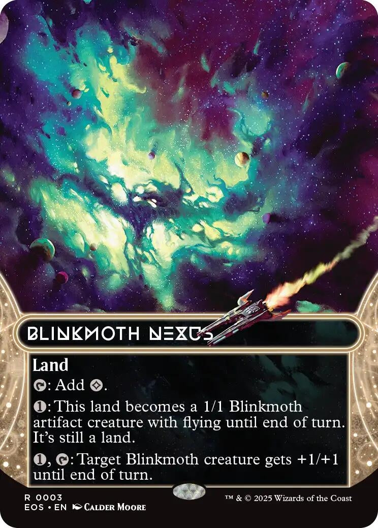 Image for Blinkmoth Nexus (0003) (Borderless) (Edge of Eternities: Stellar Sights) (3) - Magic: The Gathering