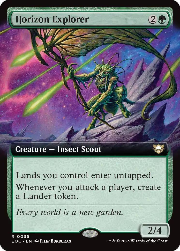 Image for Horizon Explorer (Extended Art) (Commander: Edge of Eternities) (35) - Magic: The Gathering