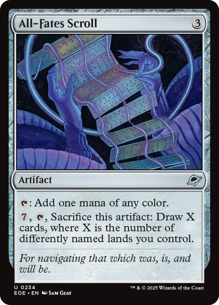 Image for All-Fates Scroll (Edge of Eternities) (234) - Magic: The Gathering