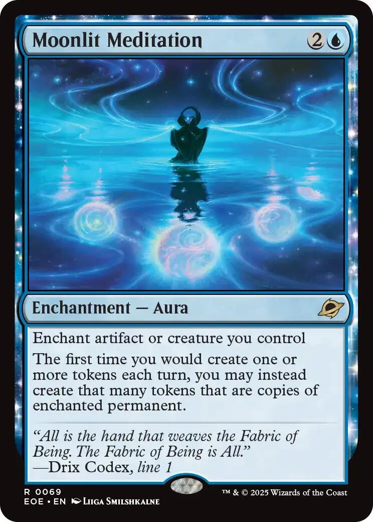 Image for Moonlit Meditation (Edge of Eternities) (69) - Magic: The Gathering