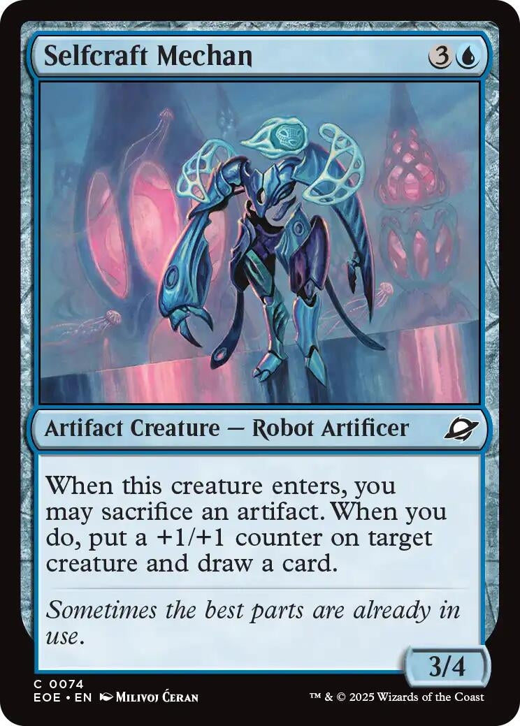 Image for Selfcraft Mechan (Edge of Eternities) (74) - Magic: The Gathering