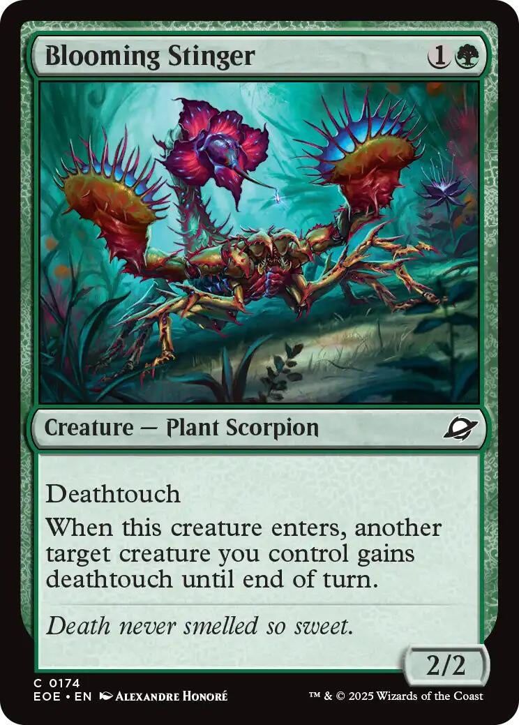 Image for Blooming Stinger (Edge of Eternities) (174) - Magic: The Gathering